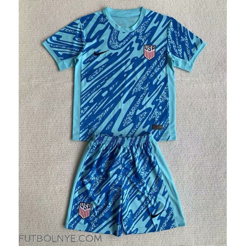 Camiseta Estados Unidos Portero Primera Equipación para niños Copa America 2024 manga corta (+ pantalones cortos)